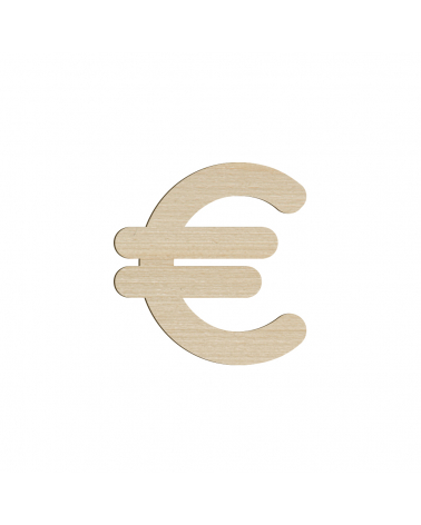 Euro en bois loisir créatif